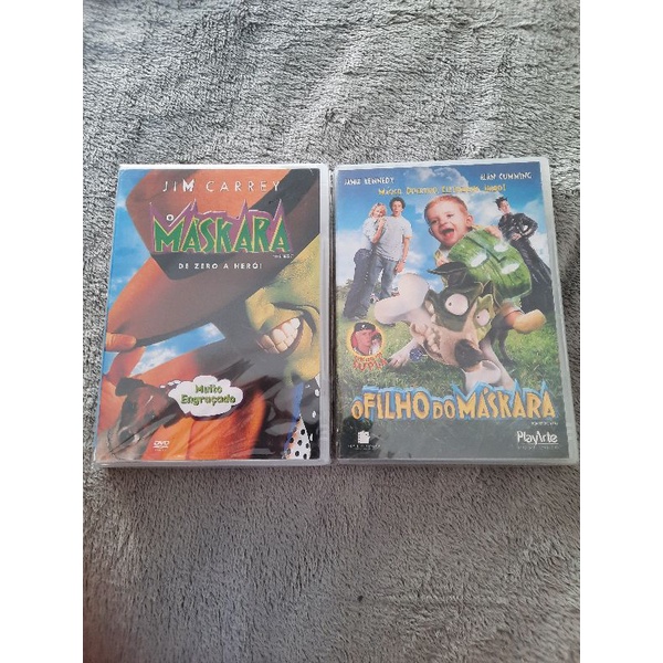 Dvd filme O Maskara e o Filho do Maskara, originais. Shopee Brasil