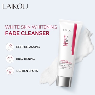 LAIKOU Niacinamida Fade Blemishes Espuma Limpador De Poros Lavagem Facial 80g