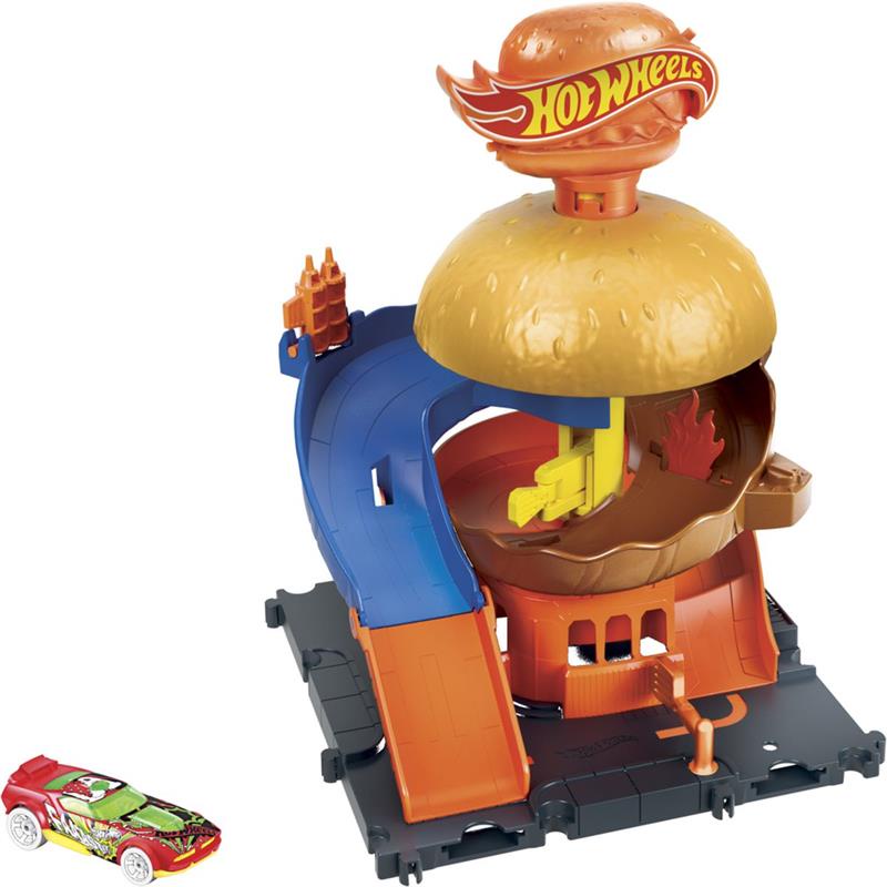 Pistas e Autoramas - Pista Hot Wheels - Posto de Bombeiros Super