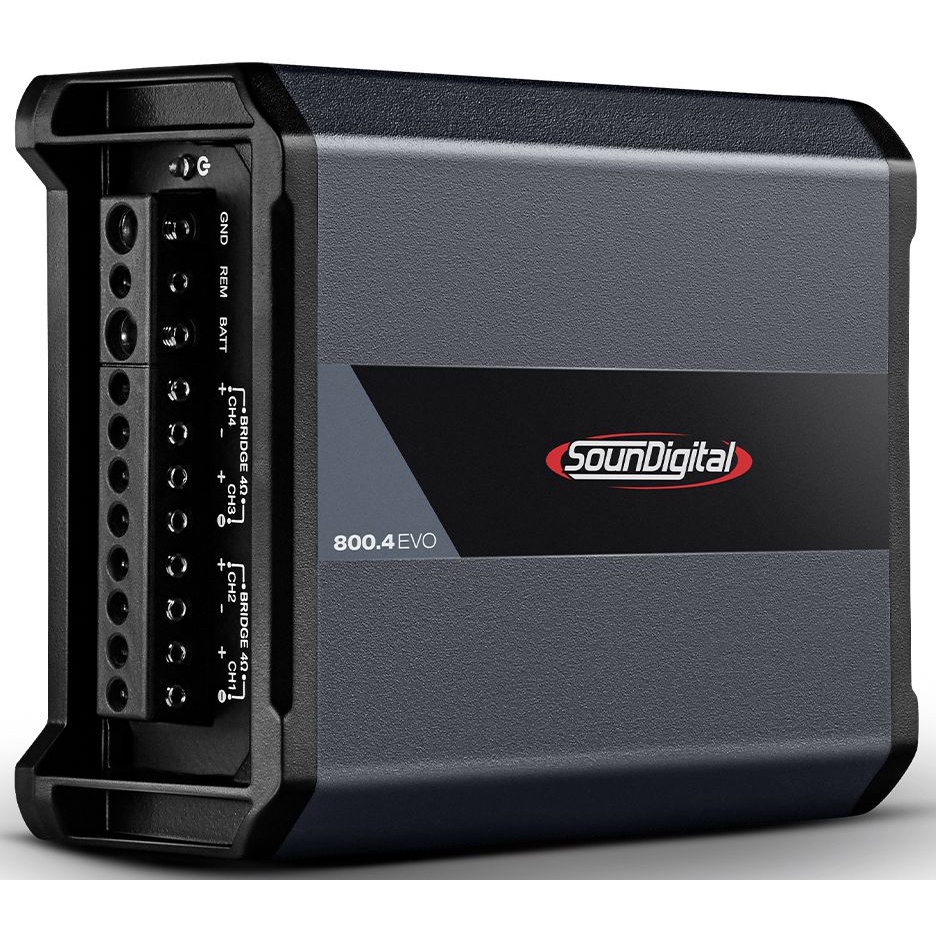Soundigital Modulo Amplificador 800.4 EVO4.0 - 800W - 4 Canais de 200w RMS.