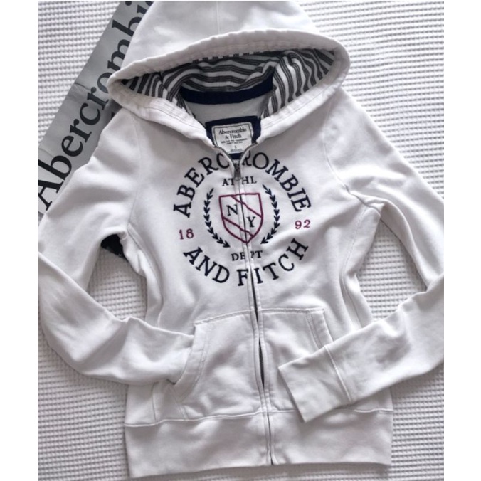 Moletom best sale abercrombie branco