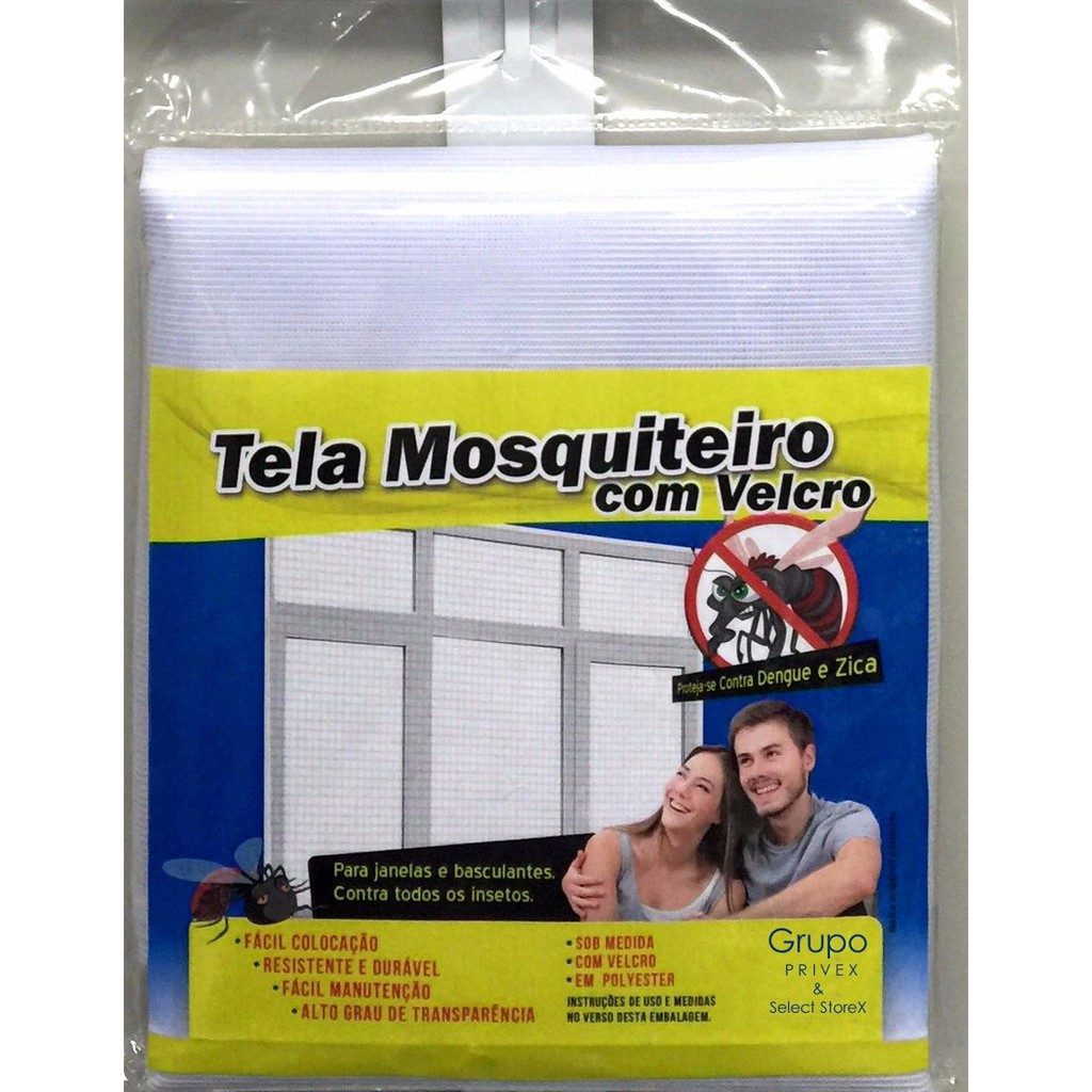 Tela Mosquiteiro Janela Velcro Cmx Cm M X M Shopee Brasil