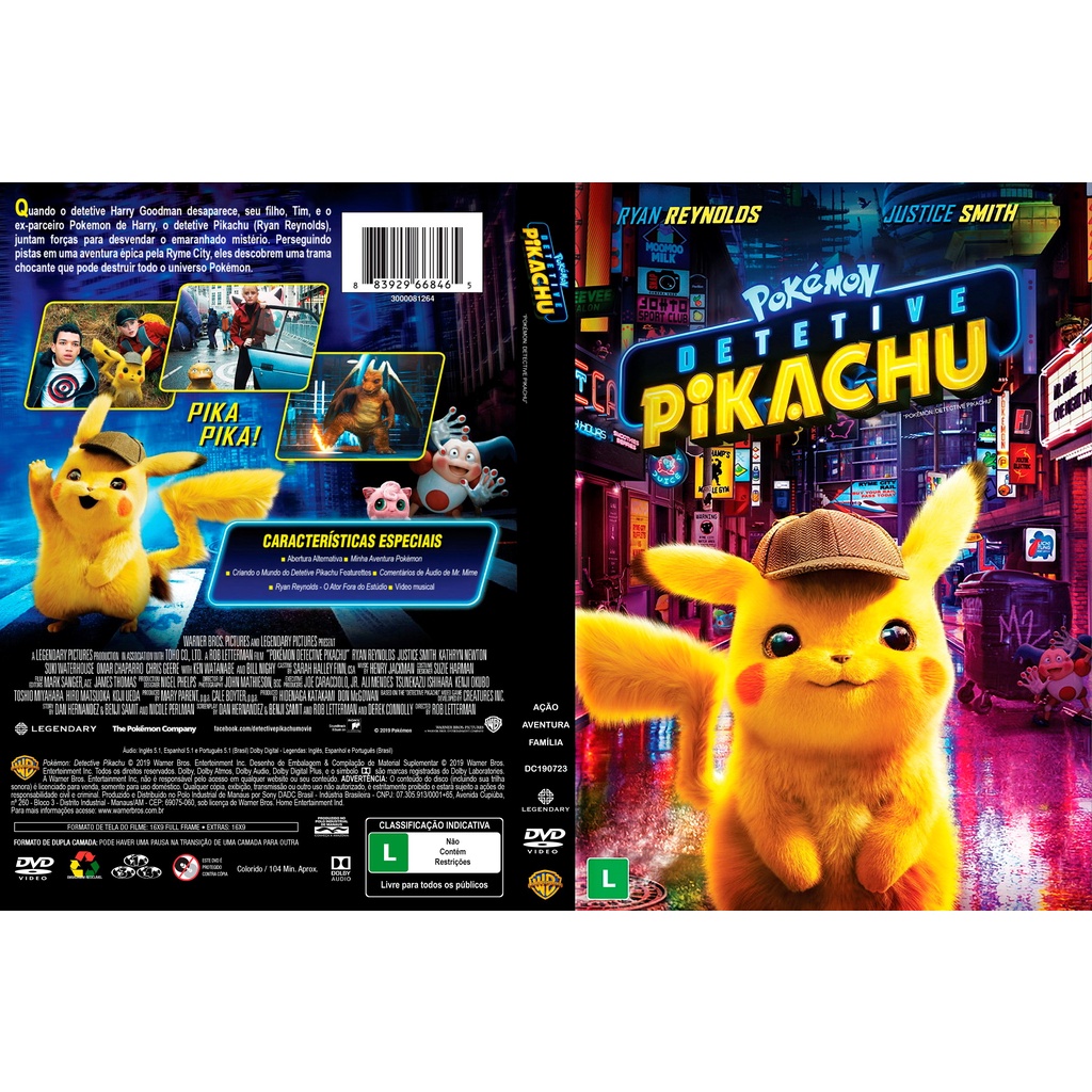 Pokémon: Detetive Pikachu filme - Onde assistir