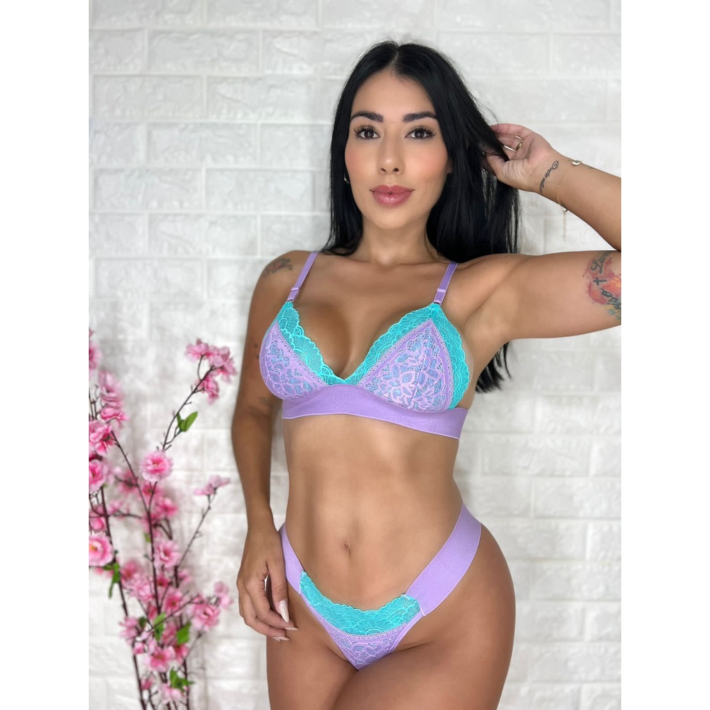 Conjutos, Conjunto Lingerie - Fitness - Térmico