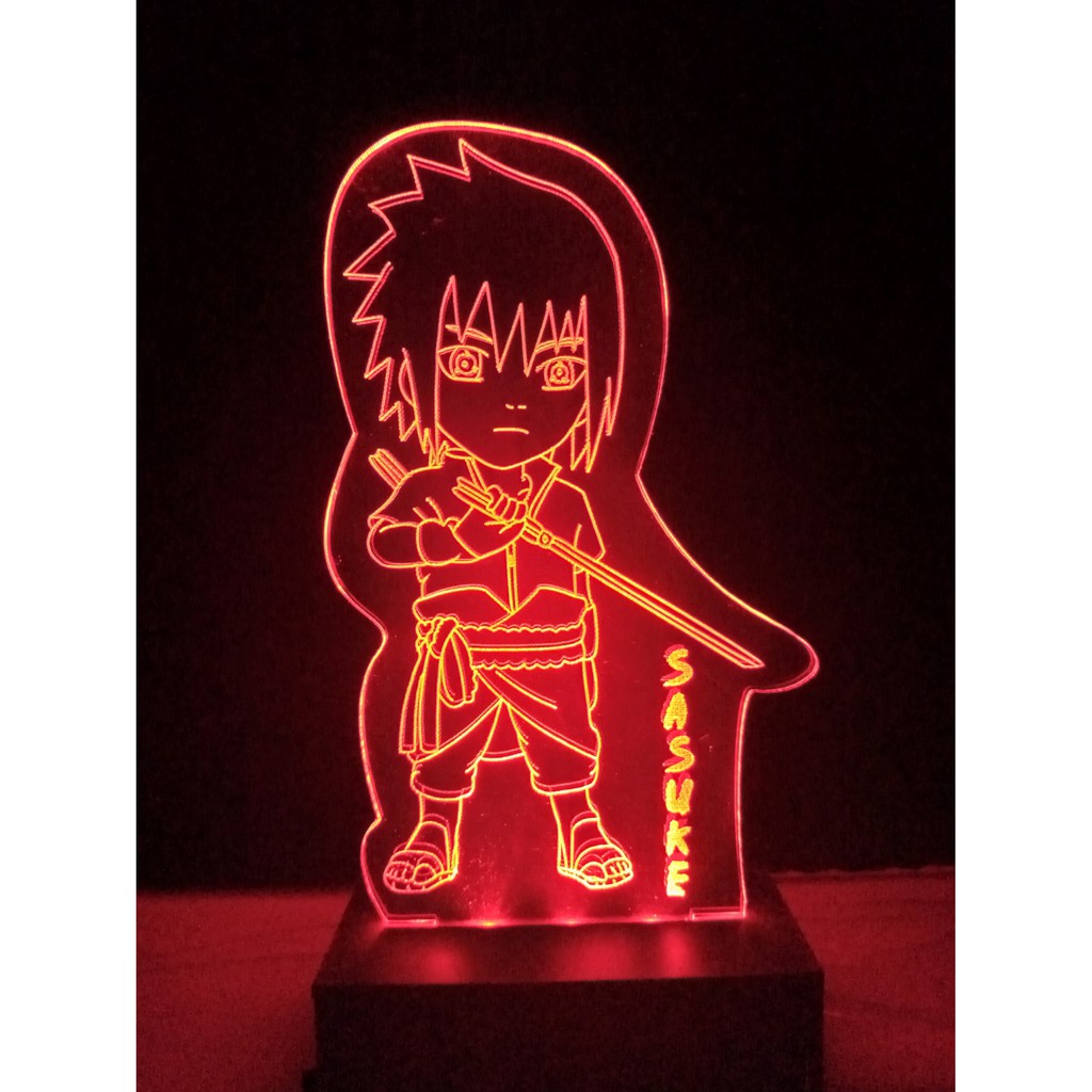 Luminária Circular - Anime Naruto Rosto - ShopC - Luminária