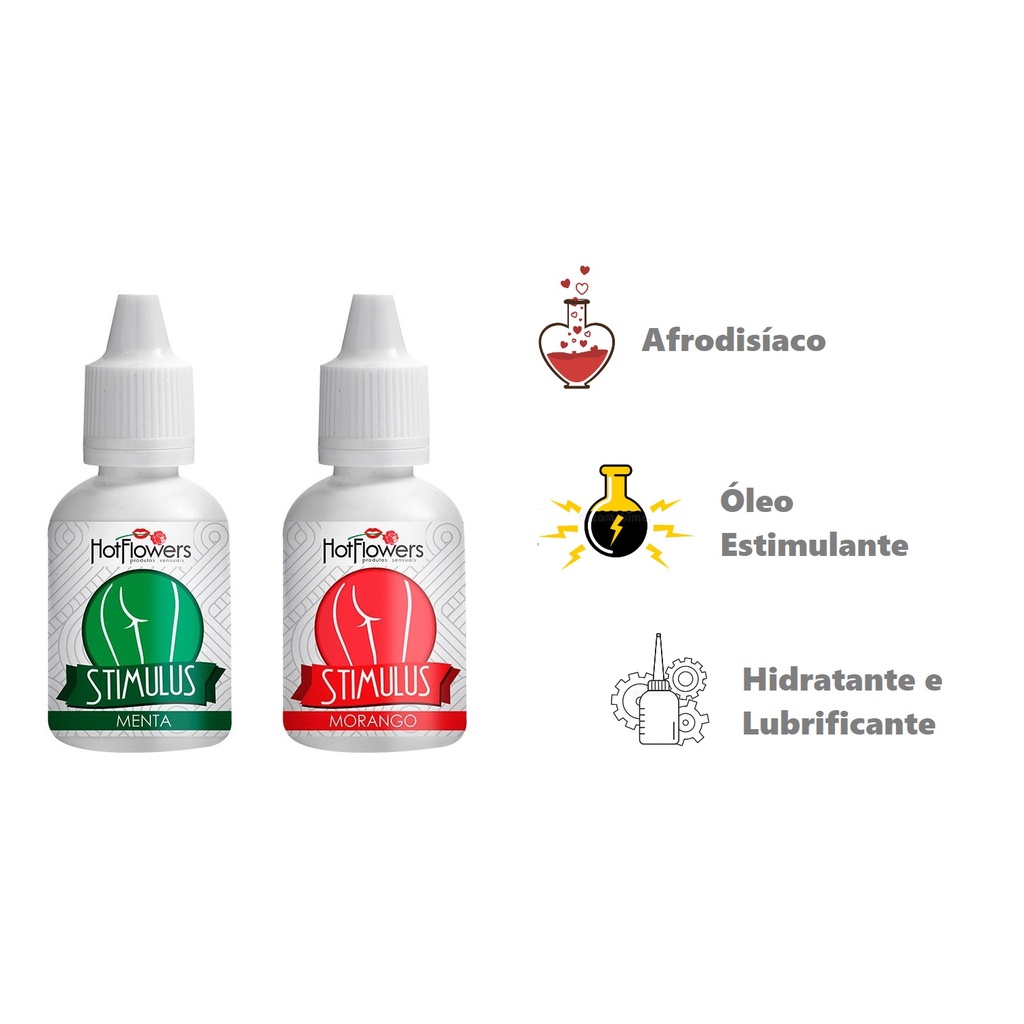 Stimulus Óleo Massagem Anal Hotflowers - Lubrifica e Hidrata 15ml | Shopee  Brasil