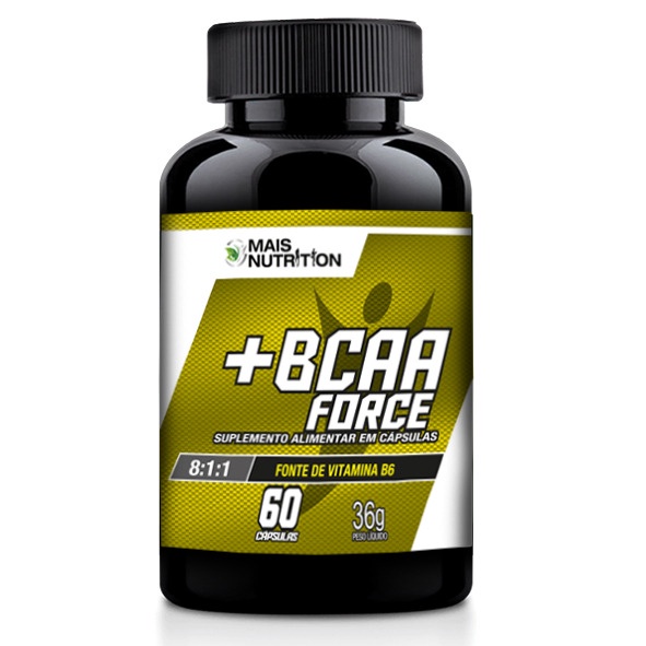 BCAA Force 811 60 capsulas Mais Nutrition Shopee Brasil