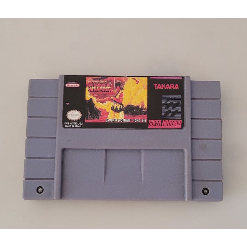 First Samurai Snes Super Nintendo (B) | Shopee Brasil