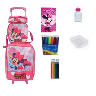 MOCHILA E LANCHEIRA TÉRMICA INFANTIL ESCOLAR CACHORRINHOS