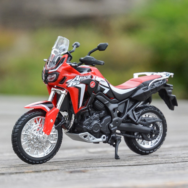 Maisto 1: 18 Honda Africa Twin Dct Estática Die Cast Ve Culos Colecionation Moto Modelo Brinquedos