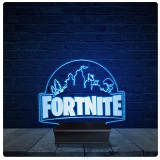 Luminária Led Acrilico Abajur Fortnite battle Royale 03