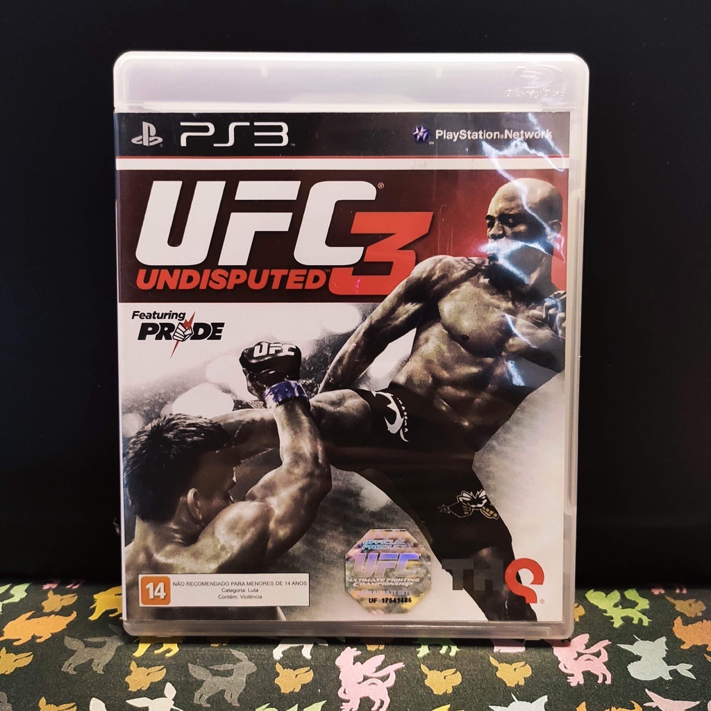 Jogo ps3 UFC funcionando