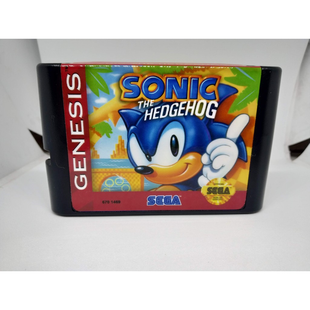 Sonic The Hedgehog Sega Mega Drive Genesis | Shopee Brasil