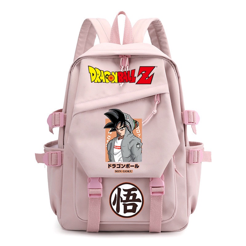 Mochila de desenho animado Dragon Ball Z, Escola de Anime Goku