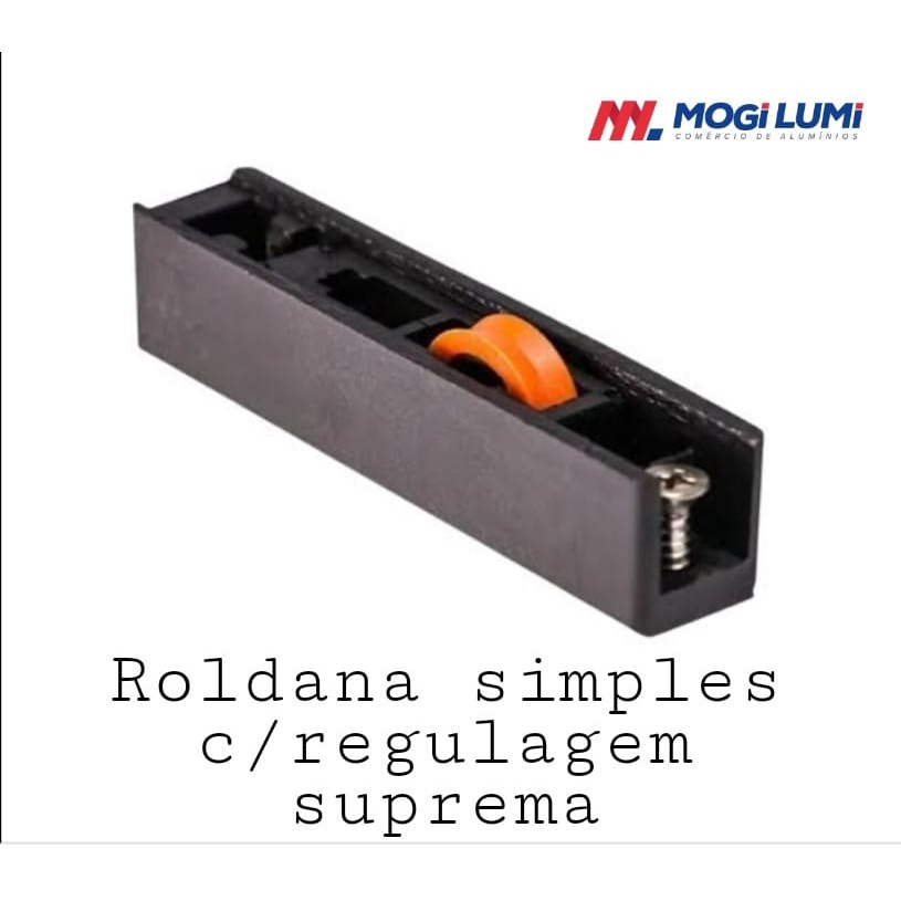 Roldana simples c/ regulagem suprema