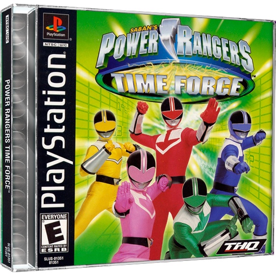 Power Rangers time force para ps1 play1