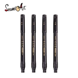 SeamiArt Baoke 1 Pç . 4 Un Caneta De Tinta Preta Com Escrita