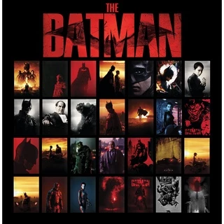 Quadro Decorativo The Batman filme 2022 DC Comics Herói Robert Pattinson Bruce Wayne Mulher gato placa decorativa batman em MDF