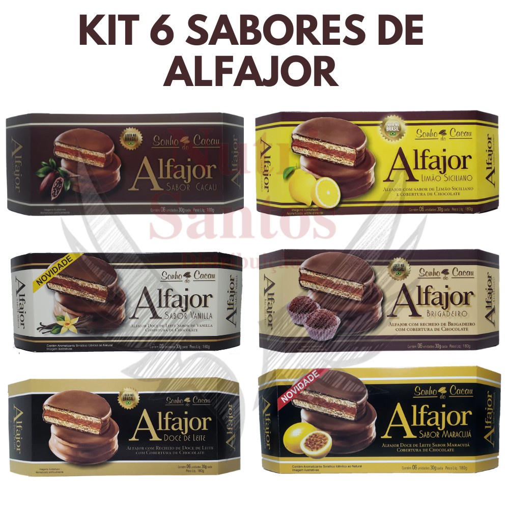 Alfajor Doce de Leite Sabor Limão Siciliano c/6 Unid. - Sonho do Cacau -  Alfajor - Magazine Luiza