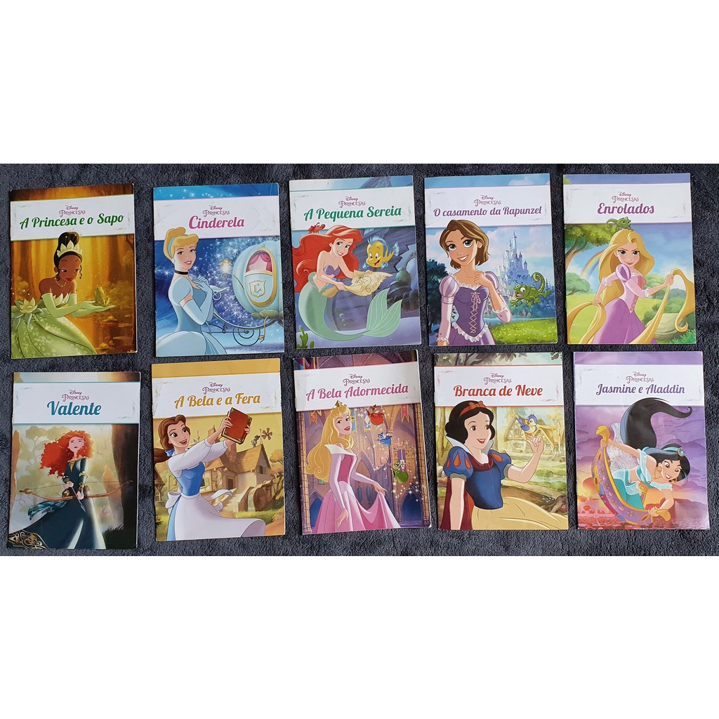 LIVROS: COLEÇÃO PRINCESAS DISNEY | Shopee Brasil