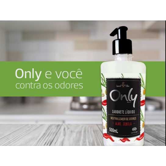 Sabonete Liquido Neutralizador De Odor Cebola, Alho, peixes, tira os cheiros ruins das mãos, limpa e higieniza 500ml