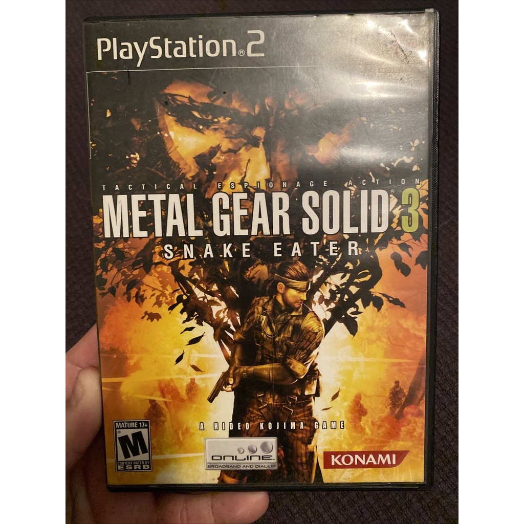 Jogo/cd Playstation 2 Original: Metal Gear Solid 3 - Ps2 -mf em