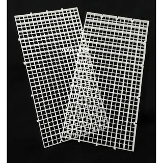 5 Colmeia Plastica 15x30 Divisoria P/ Aquario Furos 8mm