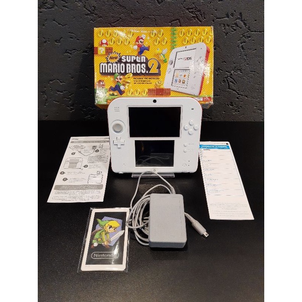 Nintendo 2Ds Branco e Vermelho + Jogo Super Mario Bros. 2 [video