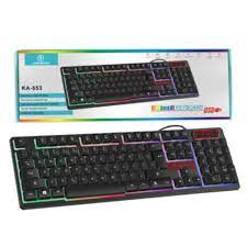 Teclado Semi Mecânico Rgb Luminoso Profissional Abnt2 kapbom ka-653
