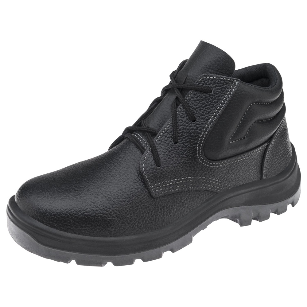 Bota Amarrar De Segurança Vulcaflex 10VB41 Bico Pvc Com Ca Calçado EPI Marluvas