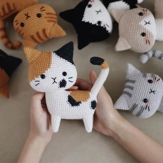 Gato|Cat personalizado amigurumi - crochê