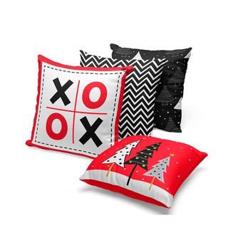 Kit 4 Capas para almofadas de natal