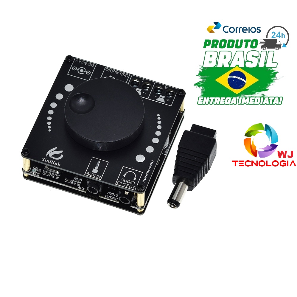 amplificador de som bluetooth 5.0 10w/15w/20w placa de amplificador de potência