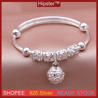 Pulseira Feminina De Prata 925 Com Contas Edgy