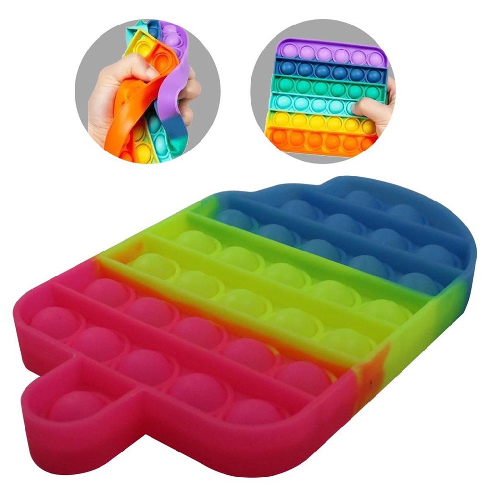 Brinquedo Popit Fidget Anti Estresse Ansiedade Sorvete | Shopee Brasil