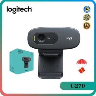 Webcam Logitech C270 Hd 720p Com Microfone, Home Office Desktop Webcam