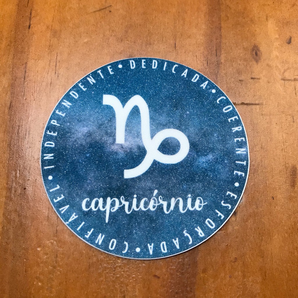 Sticker Signos - Com laminação glitter/6cm | Shopee Brasil