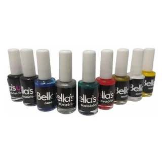 1 VIDRO DE Esmalte Para Carimbo Varias Cores + Brindes - VOCE ESCOLHE AS CORES QUE DESEJAR