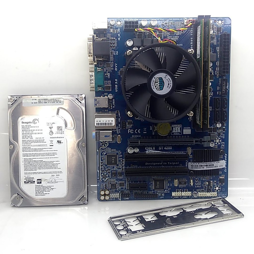 PLACA MÃE OKI ST 4280 1151 I5 6400 DDR3 8 GB HD 500GB | Shopee Brasil