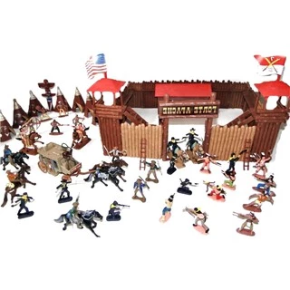 Forte Apache Super Batalha Grande Kit 2 Maletas