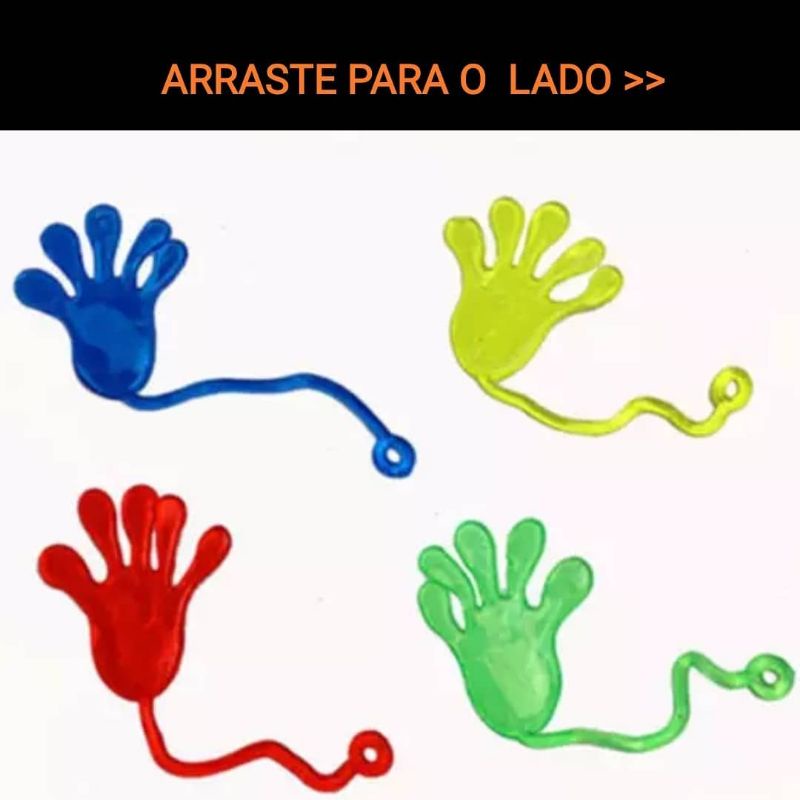 brinquedo mãozinha geleca que gruda da parede ( leia a descrição ...