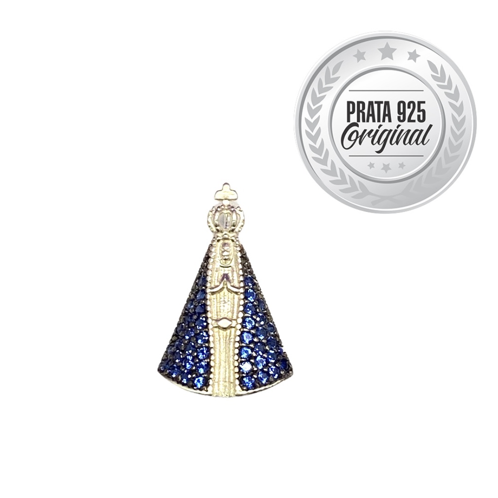 Pingente Nossa Senhora Aparecida Prata 925