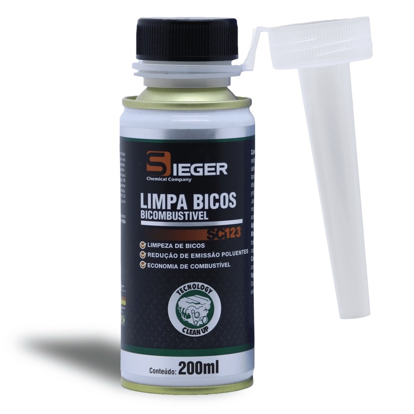 Aditivo Combustível Flex Limpa Bicos Descarbonizador Sieger