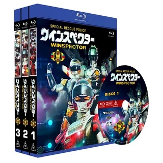 Blu-ray Esquadrão Especial Winspector - Bluray contendo a edição completa.