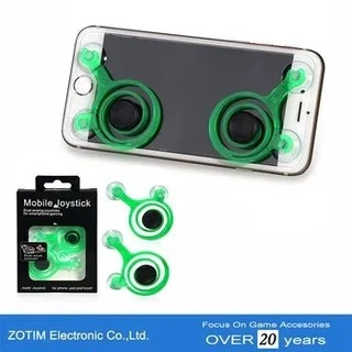 Mini Mobile 2 Unidades Joystick Controle Celular Android Verde --