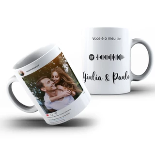 Caneca Personalizada Feed - Envio Imediato - Personalize com sua foto