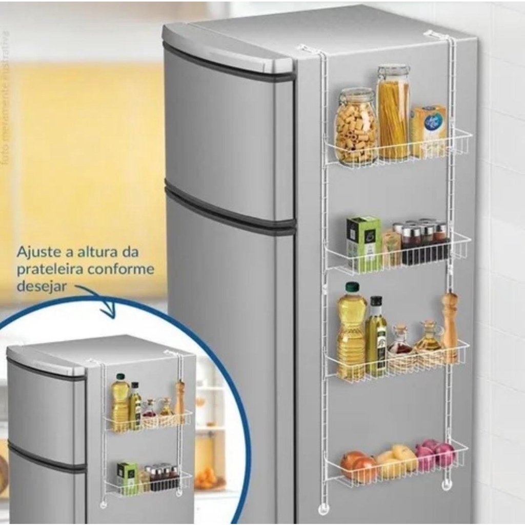 Organizador Para Cozinha Pequena Aramado Suspenso 4215 | Shopee Brasil