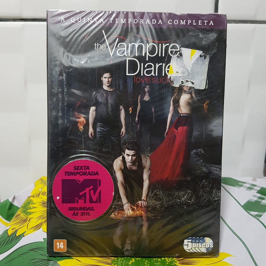 Lacrado - DVD - Box The Vampire Diaries - 5ª Temporada | Shopee Brasil