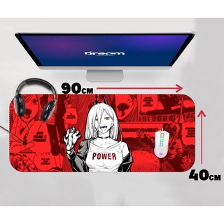 Em promoção! Anime Motosserra Homem De Grande Mouse Pads Makima De Energia  Aki Denji Mousepad De Computador Laptop Gamer Pad Pc Acessórios De Jogos De  Mesa Tapetes