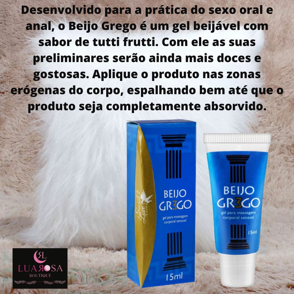 BEIJO GREGO GEL BEIJÁVEL - SEXSHOP